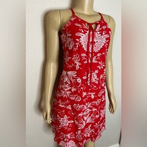 Westport Women’s Us Size Small  Red Embroidered Sleeveless Dress